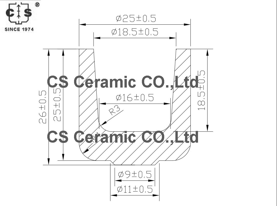CS-Tiegelzeichnung - CS Ceramic Co., Ltd