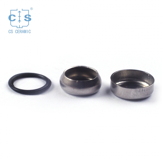 60µL Töpfe aus Edelstahl, Deckel und O-Ringe für PE-03190218