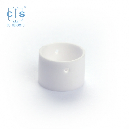100 μl Keramiktiegel AL2O3 Φ5 mm x 10 mm mit Loch für Setaram (Probenpfannen)

