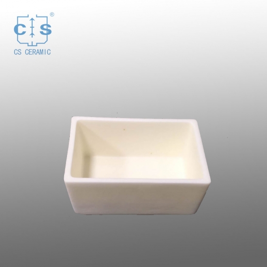 Quadratischer und rechteckiger Aluminiumoxid-Keramiktiegel