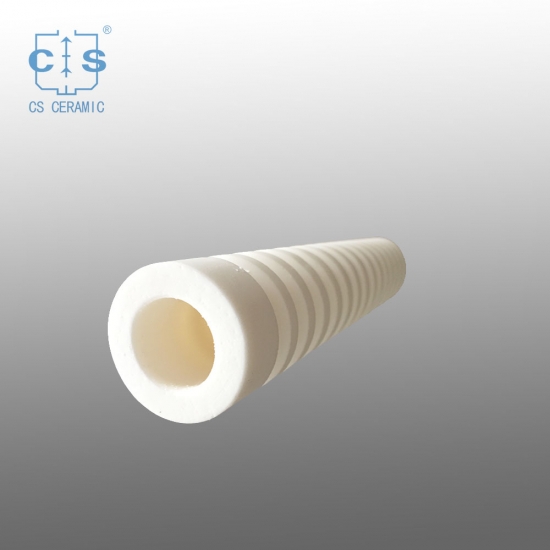 Kundenspezifische Al2O3-Keramik-Aluminiumoxid-Rohre/Rohre