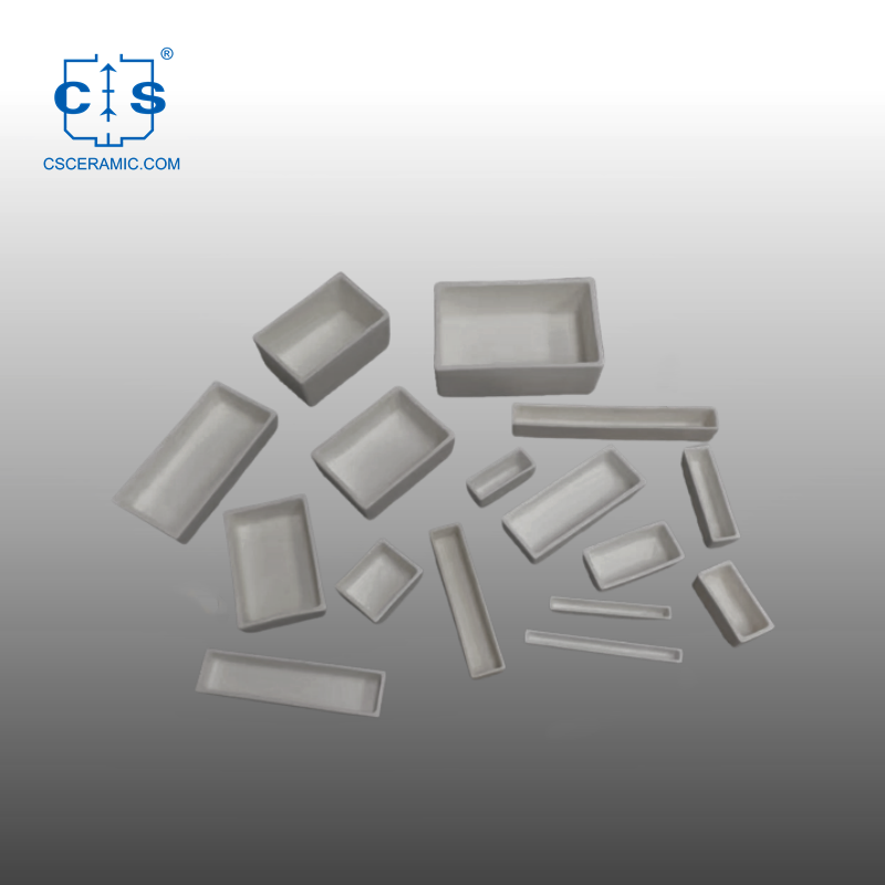 Quadratischer AlN-Aluminiumnitrid-Keramiktiegel mit hoher Wärmeleitfähigkeit