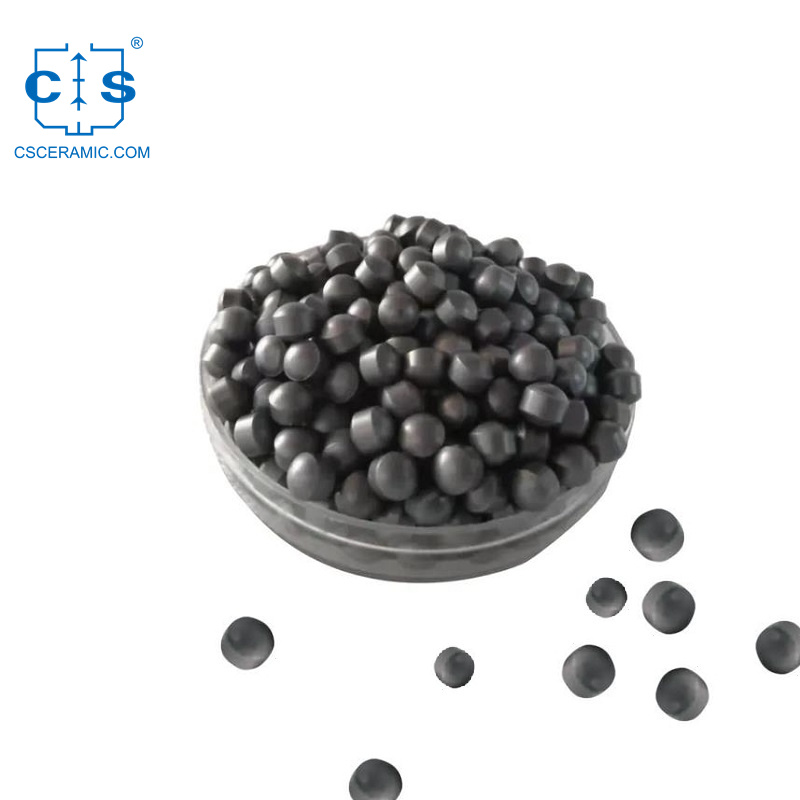 SiC-Keramikkugel Schwarz Poliert Hochleistungs-Siliziumkarbidkugeln Größe 2 mm oder 3 mm
