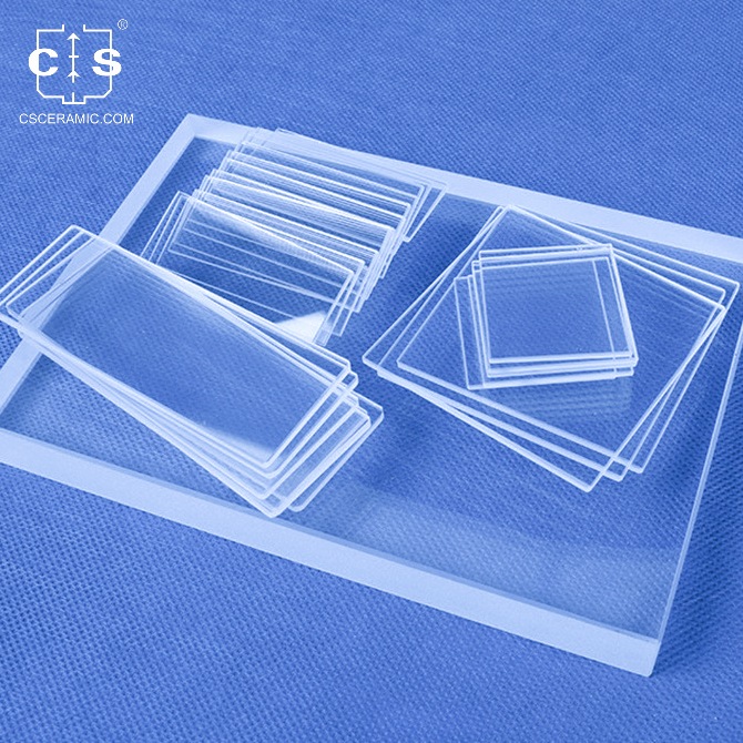 99,98 % transparente Quarzplatte, Glasscheibe, Quarzplatte
