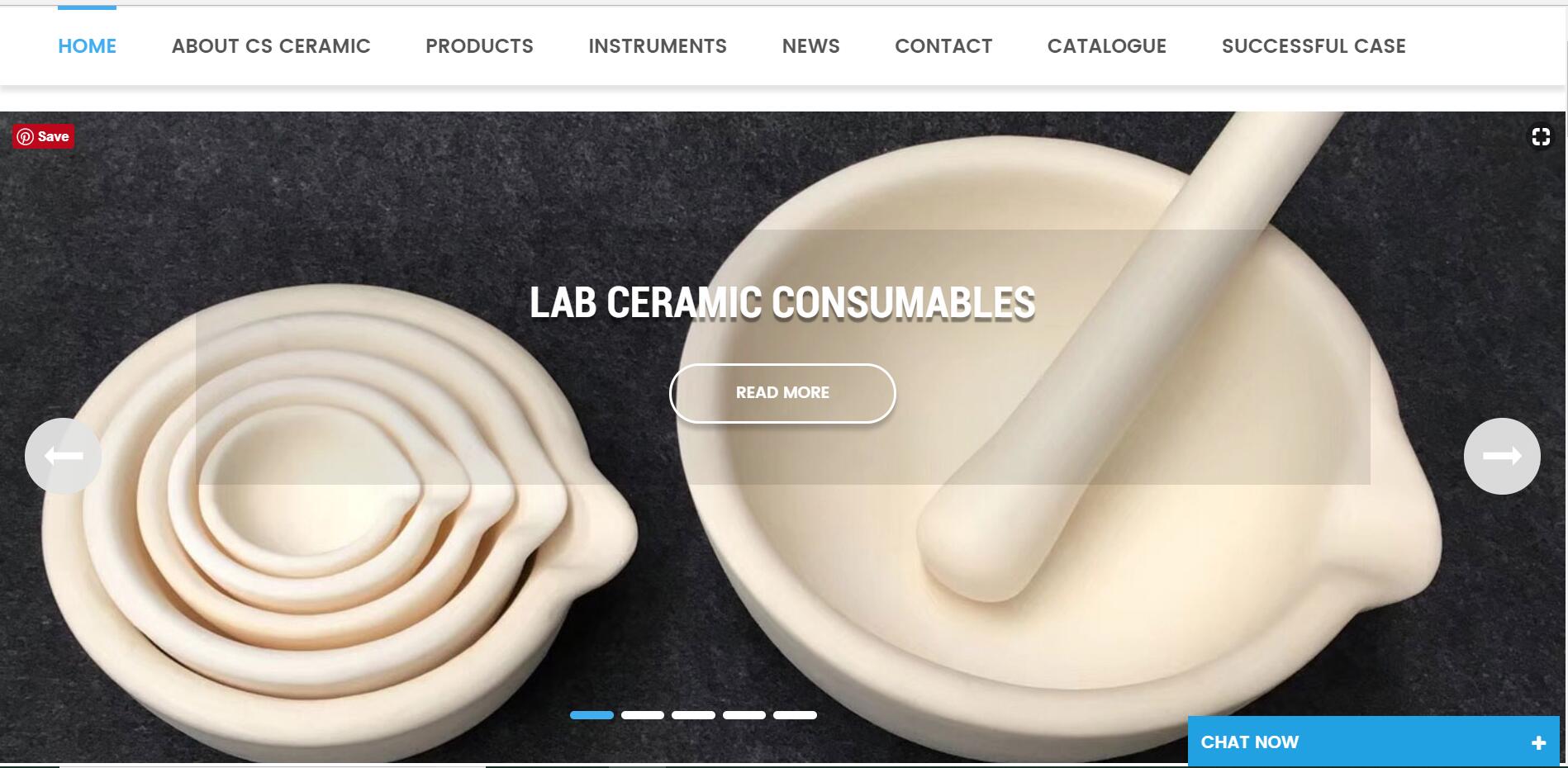 CS Ceramic offizielle Website hat jetzt zehn Arten von Sprachschnittstellen